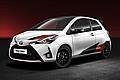 Große Räder, Spoiler und Motorsport-Zacken: das kommende Topmodell der Yaris-Reihe. Foto: TMDE/dpp-AutoReporter